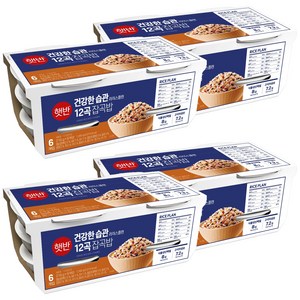 햇반 12곡밥, 210g, 24개
