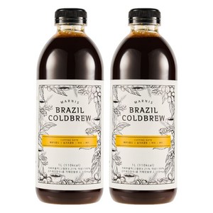 마르니스 브라질 콜드브루 원액, 1L, 1개입, 2개