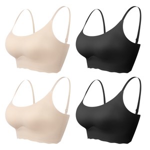 어나더디 심리스 스트랩 브라탑 4종 세트