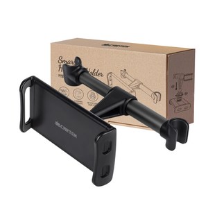 카템 차량용 스마트 헤드레스트 거치대, 블랙, 1개