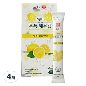 도투락 마이 톡톡 레몬즙, 225ml, 4개