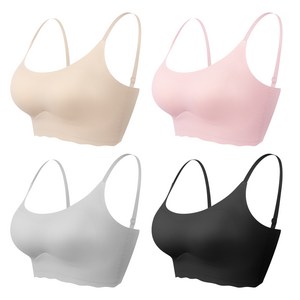 어나더디 심리스 스트랩 브라탑 4종 세트