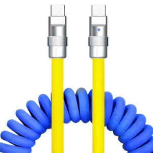 쏘플링 코일 스프링 C타입-C타입 120W PD 초고속 충전 케이블