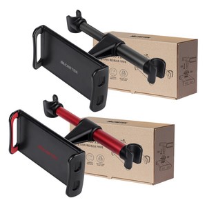 카템 차량용 스마트 헤드레스트 거치대 2종, 레드 + 블랙, 1개