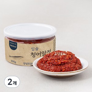 입술젓갈 청어알젓, 2개, 400g