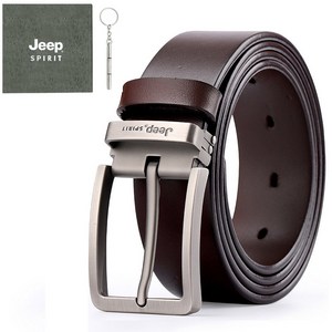 지프스피릿 캐주얼 천연 소가죽 벨트 + 지프전용케이스 세트