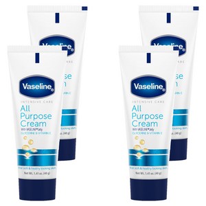 바세린 올 퍼포즈 크림, 40g, 4개