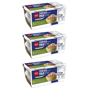 햇반 라이스플랜 렌틸콩 현미밥, 190g, 12개