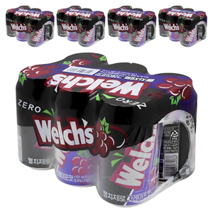 웰치스 제로 그레이프맛, 355ml, 30개