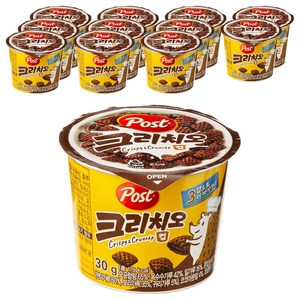 포스트 NEW 컵시리얼 크리치오 12p, 360g, 1개