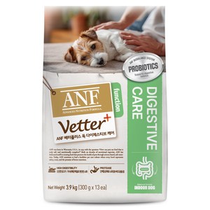 ANF 베터플러스 독 기능성 사료, 장건강/유산균, 3.9kg, 1개