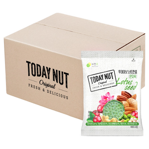 투데이넛 너트한줌 연자육 실속형, 20g, 50개