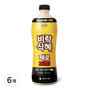 팔도 비락식혜 제로, 1.5L, 6개