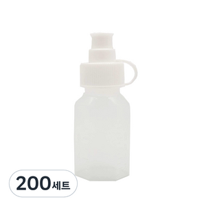 신도공업 뚜껑일체형 PE 약병 12ml, 200세트