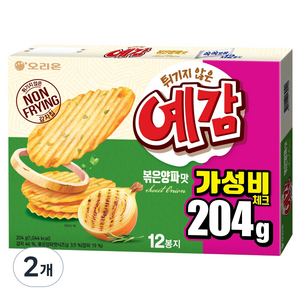 오리온 예감 볶은양파 12p, 204g, 2개