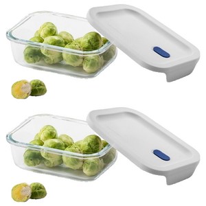 락앤락 탑클라스 실리콘 직사각 밀폐용기, 630ml(2P), 2개