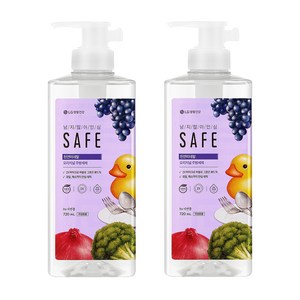 [비건라이프] 세이프 천연미네랄 주방세제 오리지널, 720ml, 2개