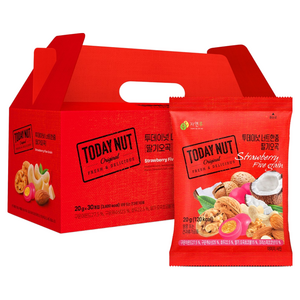 투데이넛 너트한줌 딸기오곡, 600g, 1개