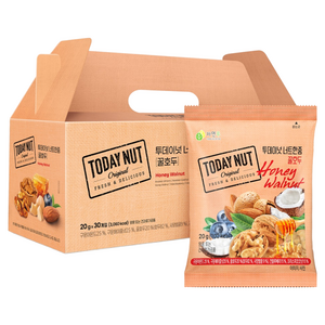 투데이넛 너트한줌 꿀호두 견과 선물 세트 600g, 1박스