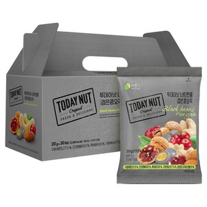투데이넛 너트한줌 검은콩오곡 믹스넛, 600g, 1개
