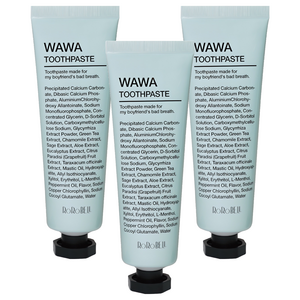 로로벨 와와치약 구취제거 불소, 100g, 3개