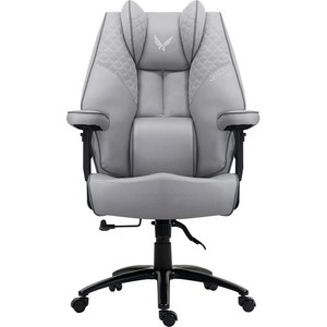 빅트랙 중역 리클라이너 메쉬 게이밍 의자, 라이트그레이, 700x750x1215(1295)mm