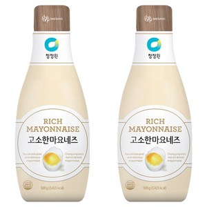 청정원 고소한 마요네즈, 500g, 2개