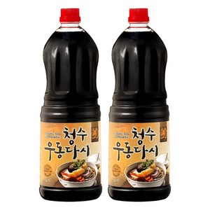 청수식품 우동다시 소스, 1.8L, 2개