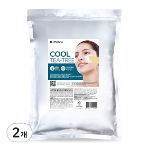 린제이 프리미엄 쿨 티트리 모델링 마스크팩 1kg, 1개입, 2개