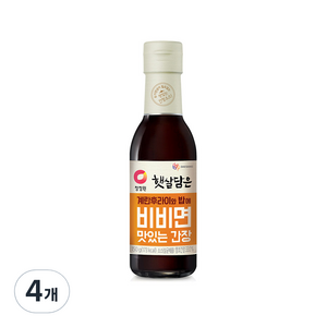 청정원 계란후라이와밥에 비비면 맛있는간장, 150g, 4개