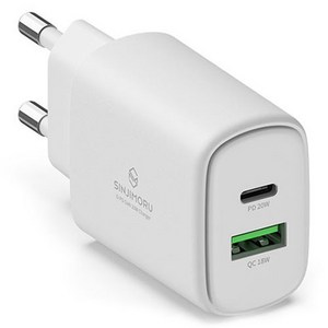 신지모루 오피디 20W 듀얼포트 GaN PPS 고속 PD 충전기 아이폰 C타입 호환