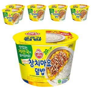 오뚜기 컵밥 참치마요덮밥+계란국, 252g, 6개