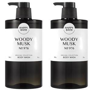 해피바스 오리지널 컬렉션 바디워시 우디머스크향, 910g, 2개