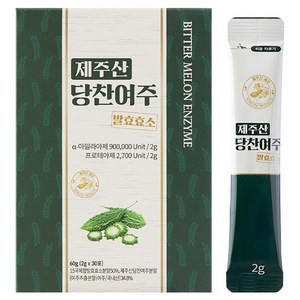 지비엠에스 제주산 당찬여주 발효효소 30p, 60g, 1개