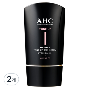 AHC 마스터즈 톤업 선 세럼 SPF50+ PA++++, 50ml, 2개