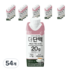 더단백 드링크 밀크티, 250ml, 54개