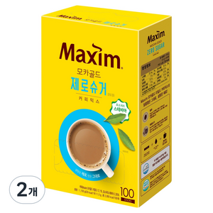 맥심 모카골드 커피믹스 제로슈거, 11.5g, 100개입, 2개