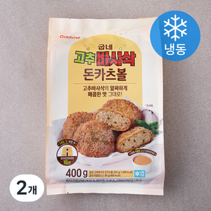 굽네 고추 바사삭 돈카츠볼 (냉동), 400g, 2개