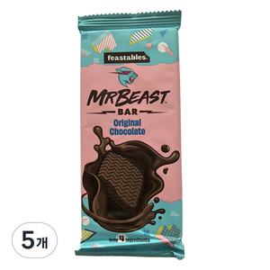 피스터블 미스터 비스트 초콜릿 오리지날, 5개, 60g