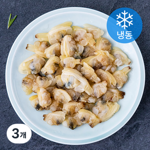 비비수산 자숙 바지락살 (냉동), 400g, 3개