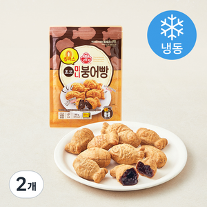 오뚜기 츄러스 미니붕어빵 초코 (냉동), 300g, 1개입, 2개