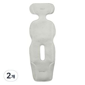 폴레드 에어러브4 통풍시트 도넛, 쿨그레이, 2개