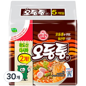 오뚜기 오동통면 120g, 30개