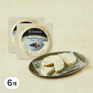 램노스 크랙페퍼 크림치즈, 125g, 1개입, 6개