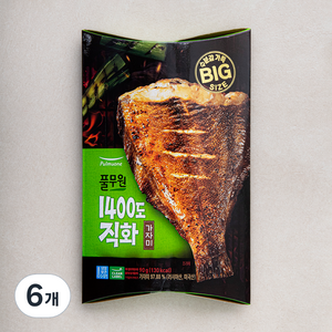 풀무원 1400도 직화 가자미, 90g, 6개