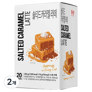 꽃샘 솔티드 카라멜 라떼