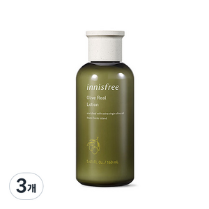 이니스프리 올리브 리얼 로션, 160ml, 3개
