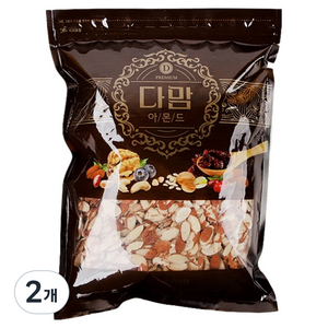 다맘 슬라이스 아몬드, 1kg, 2개