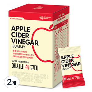 대상웰라이프 애사비 쏙 구미, 240g, 2개