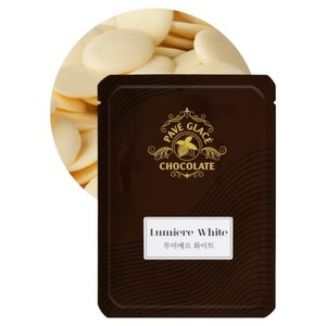 파베글라스 루미에르 컴파운드 코인 코팅 화이트초콜릿, 1kg, 1개